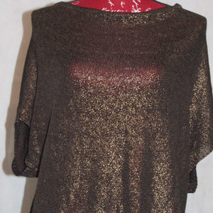 Vince Women Brown Metallic Sweater
